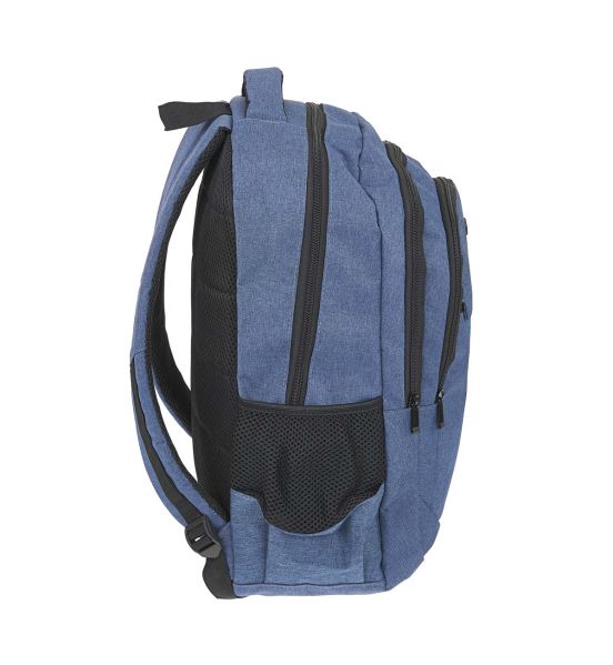 Σακίδιο Πλάτης Μεγάλο RCM 4956 Μπλε 36L – Θήκη Laptop 15,6'' & 2 Κύριους Χώρους – Δουλειά & Ταξίδι