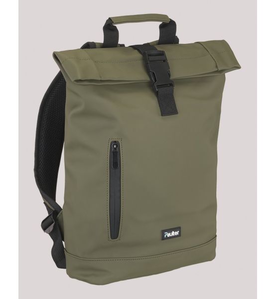 Σακίδιο Πλάτης Paulter 6001-S Χακί – 100% Αδιάβροχο Roll Top με Θέση Laptop 13,6''