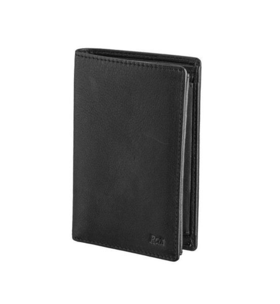 Δερμάτινο Ανδρικό Πορτοφόλι RCM Z32 Μαύρο με RFID Προστασία