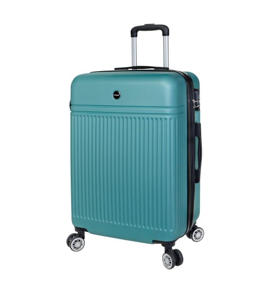 Σκληρή Μεγάλη 75x46x29 Βαλίτσα Seagull SG177-L Πράσινο 100L | Επέκταση με 4 Διπλές Ρόδες | Παραδοτέα Αποσκευή για 23+ Κιλά