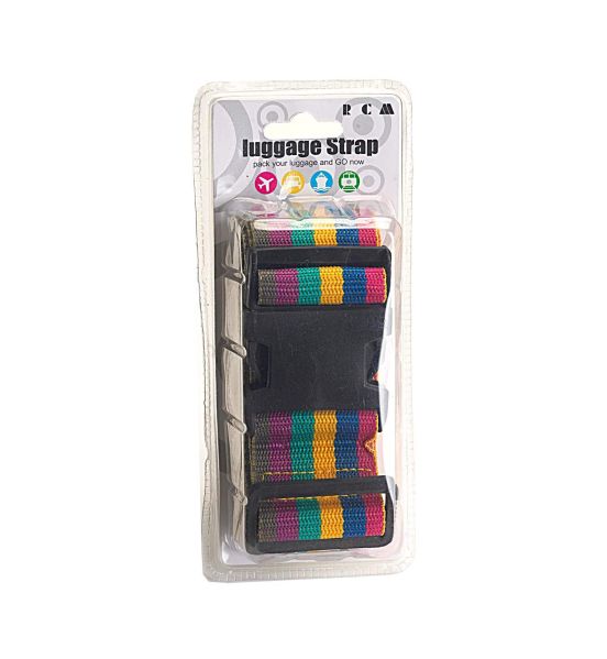 Ιμάντας Σύσφιξης Βαλίτσας RCM TH1008 Rainbow | Ρυθμιζόμενος με Κλιπ | Φάρδους 5cm για Απόλυτη Σταθερότητα