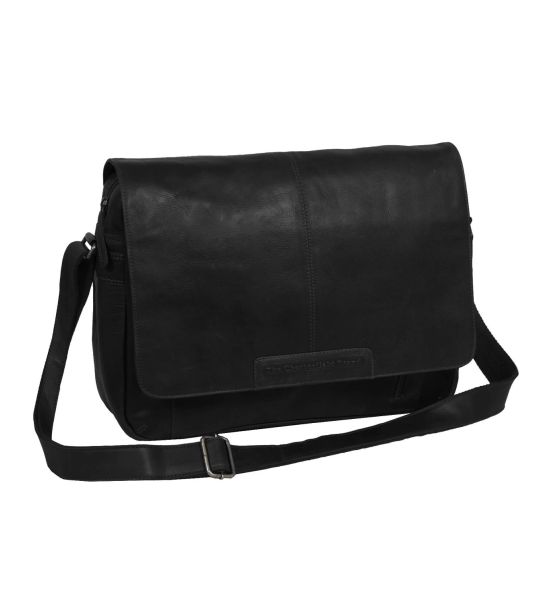 Δερμάτινος Χαρτοφύλακας – Ταχυδρόμου Chesterfield C48.055200 Μαύρο Richard – Premium Pull-Up Δέρμα