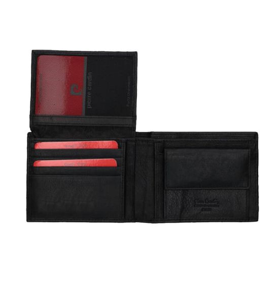 Ανδρικό Δερμάτινο Πορτοφόλι Pierre Cardin 8806 TILAK100 Μαύρο με RFID Προστασία – Λειτουργικό & Premium Δέρμα