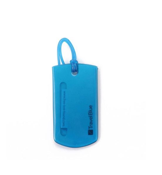 Ετικέτα Βαλίτσας TRAVEL BLUE 016 Μπλε από Σιλικόνη Αδιάβροχη & Ανθεκτική για Αεροπορικές Μετακινήσεις