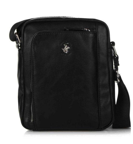 Ανδρικό Τσαντάκι Ώμου Beverly Hills Polo Club BH-1182 Μαύρο – Θήκη Tablet 8” – Κομψό & Πρακτικό