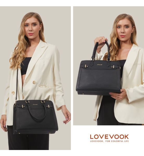 Γυναικεία Τσάντα Χιαστί & Χειρός Lovevook WB2166 Μαύρο | Έξυπνη Οργάνωση 4-σε-1 | 4 Τρόποι Μεταφοράς