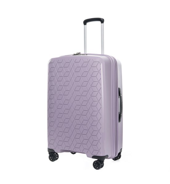 Βαλίτσα Μεσαία 68x45x28 Verage Diamond 18106 Λιλά 89L | Premium Πολυπροπυλένιο, Έως 20kg & Άθραυστη