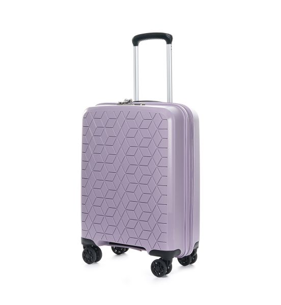 Βαλίτσα Καμπίνας 55x38x20 Verage Diamond 18106 Λιλά 46L | Premium Πολυπροπυλένιο για Ryanair & Aegean