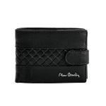 Δερμάτινο Πορτοφόλι Ανδρικό PIERRE CARDIN 8806 TILAK154 Μαύρο – με Εξωτερικό Κούμπωμα & RFID Προστασία