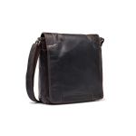 Μεγάλο Ανδρικό Δερμάτινο Τσαντάκι Chesterfield C48.182901 Καφέ | Wax Pull Up με 2 Κεντρικές Θέσεις & Μαγνητικό Καπάκι