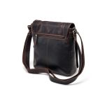 Μεγάλο Ανδρικό Δερμάτινο Τσαντάκι Chesterfield C48.182901 Καφέ | Wax Pull Up με 2 Κεντρικές Θέσεις & Μαγνητικό Καπάκι