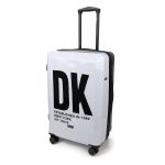 Επώνυμη Βαλίτσα Μεσαία DKNY D2221-DH418BD4 68cm Λευκό/Μαύρο | Πολυκαρμπονικό, για Έως 20 κιλά Αεροδρομίου