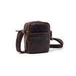 Ανδρικό Δερμάτινο Τσαντάκι Ώμου Μικρό Chesterfield C48.182701 Καφέ | Wax Pull Up με 2 Κεντρικές Θήκες