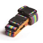 Ιμάντας Σύσφιξης Βαλίτσας RCM TH1008 Rainbow | Ρυθμιζόμενος με Κλιπ | Φάρδους 5cm για Απόλυτη Σταθερότητα