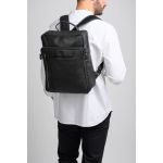  Δερμάτινο Σακίδιο Πλάτης POLO CLUB BH-8473 black