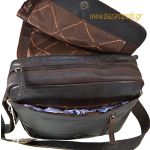 Δερμάτινο Τσαντάκι Ώμου Μεγάλο Chesterfield Raphael C48.055101 Καφέ – Premium Pull-Up Δέρμα με Θήκη Tablet