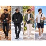 Αδιάβροχο Τσαντάκι Ώμου RPET με RFID Προστασία | DISCOVERY D00713 Μαύρο