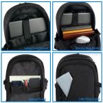 Σακίδιο Πλάτης Mancro 1006 Μαύρο 20L – Αδιάβροχο Backpack με USB & Αντικλεπτική Θήκη