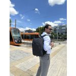 Σακίδιο Πλάτης ΜΑΤΕΙΝ 1007 28L Μαύρο με Θήκη Laptop 15,6”, Αδιάβροχο Σακίδιο με USB & Αντικλεπτική Τσέπη