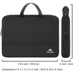 Υφασμάτινος Χαρτοφύλακας Matein 1025 Μαύρο – Για Laptop 15,6