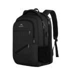 Σακίδιο Πλάτης MATEIN 1035 30L Μαύρο με Θήκη Laptop 17,3”, Αδιάβροχο Σακίδιο Ταξιδιού με USB & Αντικλεπτική Θήκη