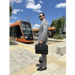 Επαγγελματικός Business Χαρτοφύλακας Taygeer 1073-15,6 Μαύρο | Θήκη Laptop 15,6”, Αδιάβροχος 21L & με Ιμάντα Αποσκευών