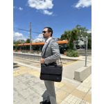 Επαγγελματικός Business Χαρτοφύλακας Taygeer 1073-15,6 Μαύρο | Θήκη Laptop 15,6”, Αδιάβροχος 21L & με Ιμάντα Αποσκευών
