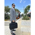 Επαγγελματικός Χαρτοφύλακας YTONET 1085 Μαύρος με Θήκη Laptop 18”, Αδιάβροχος, Επεκτάσιμος & Ανθεκτικός