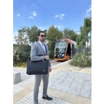 Υφασμάτινος Χαρτοφύλακας Matein 1172 Μαύρος με Θήκη Laptop 17” Υφασμάτινος, Αδιάβροχος & Ελαφρύς 21L