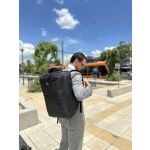 Σακίδιο Πλάτης Καμπίνας Matein 1197 40L Μαύρο με Θήκη Laptop 17”, USB Θύρα & με Θήκη Παπουτσιών