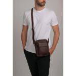 Δερμάτινο Τσαντάκι Ώμου Chesterfield C48.071401 Καφέ Remy – Premium Pull-Up Δέρμα – Κομψό & Ανθεκτικό
