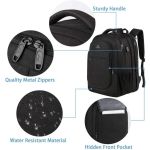 Σακίδιο Πλάτης Επεκτάσιμο Matein 1364 Μαύρο 36,8L για Laptop 15,6” Αδιάβροχο, με Θύρα USB & Αντικλεπτικό