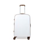Βαλίτσα Καμπίνας 56,5x22x 37,5 Newcom N1488 Λευκό | Πολυκαρμπονικό PC | Business Χειραποσκευή με Θήκη Laptop