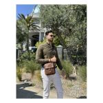 Δερμάτινο Ανδρικό Τσαντάκι Ώμου Bull Captain DJB 038 Καφέ 3L – Vintage Δέρμα Παλαίωσης & Compact