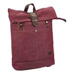 Σακίδιο Πλάτης Rolltop RCM 16950 Μπορντό με Θήκη Laptop 15.6