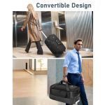 Τροχοτσάντα Καμπίνας 54,6x32x23,6 Matein 1717 Μαύρη 40L με 2 Νεσεσέρ – Ιδανική για όλες τις Αεροπορικές