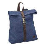 Σακίδιο Πλάτης Rolltop RCM 17400 Μπλε Αδιάβροχο με Θήκη Laptop 14