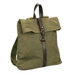 Σακίδιο Πλάτης Rolltop RCM 17400 Χακί Αδιάβροχο με Θήκη Laptop 14