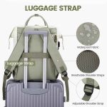 Γυναικείο Σακίδιο Πλάτης Lovevook MB2046 15.6″ Beige/Light Green | Επαγγελματικό & Ταξιδίου | Αντικλεπτικό Backpack