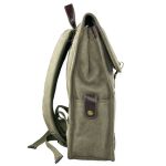 Σακίδιο Πλάτης RCM 17546 Χακί Canvas Cotton Washed με Μεταλλικές Λεπτομέρειες