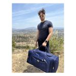 Σακ Βουαγιάζ Μεσαίο Cardinal 1300/403 Μπλε 65cm 54L – με Ιμάντα Ώμου & Τσέπη, για Ταξίδια