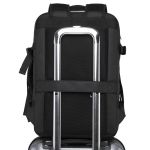 Σακίδιο Ταξιδιού Καμπίνας BANGE 1908 Plus Μαύρο 49L – Laptop 17,3” για Όλες τις Αεροπορικές, με USB & Επέκταση