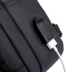 Τσαντάκι Ώμου Χιαστί Bange 1911 Μαύρο – Αδιάβροχο Crossbody με Αντικλεπτική Θήκη & USB Θύρα