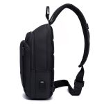Τσαντάκι Ώμου Χιαστί Bange 1911 Μαύρο – Αδιάβροχο Crossbody με Αντικλεπτική Θήκη & USB Θύρα