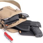 Ανδρικό Τσαντάκι Ώμου Pentagon Kleos Messenger K16096-31-STL Μαύρο | Αδιάβροχο με Θήκη Smartphone