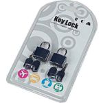 RCM TH1018 Πλαστικό Λουκέτο Πέταλο Μαύρο 25mm (Σετ 2 Τεμαχίων)