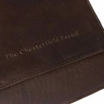 Δερμάτινο Ανδρικό Τσαντάκι Ώμου Chesterfield C48.071001 Καφέ – Premium Pull-Up Δέρμα, Ανθεκτικό & Vintage