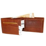 Ανδρικό Δερμάτινο Πορτοφόλι Chesterfield Harlem C08.037031 Κονιάκ – Wax Pull Up, RFID & Premium Ποιότητα