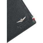 Δερμάτινο Ανδρικό Πορτοφόλι Aeronautica Militare AM-102 Μαύρο | Premium Ποιότητα με RFDI Προστασία