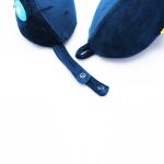 Ανατομικό Μαξιλάρι με Μασάζ Travel Blue 217 Μπλε | Memory Foam & Μασάζ 3 Ταχυτήτων | Ιδανικό για Αεροπλάνο